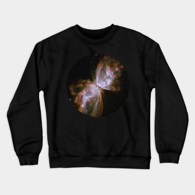 Butterfly Nebula Crewneck Sweatshirt by AdiDsgn